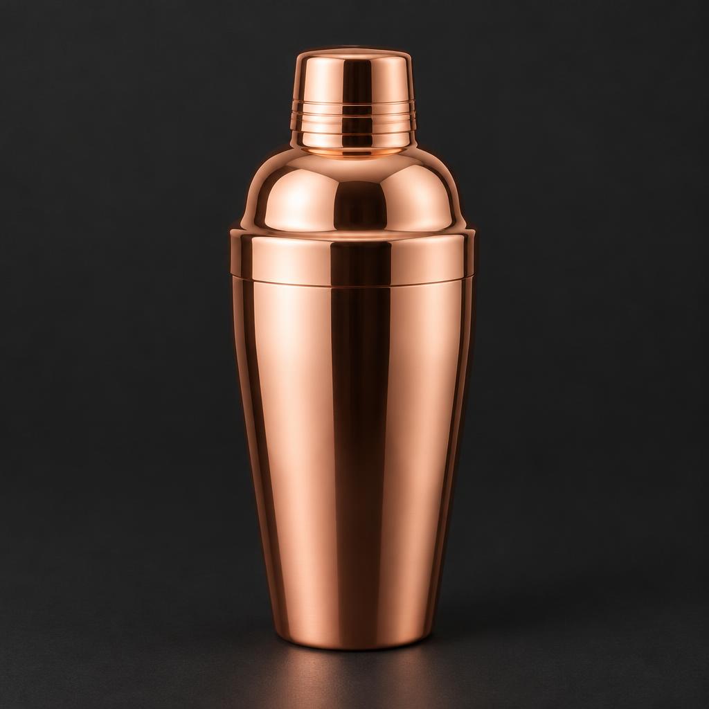 Shaker Cobbler 3 pièces Cuivré - 700 ml
